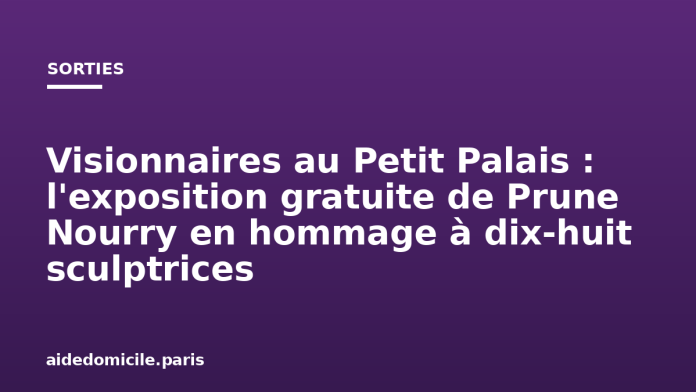 Visionnaires au Petit Palais : l'exposition gratuite de Prune Nourry en hommage à dix-huit sculptrices